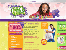 Tablet Screenshot of creativegirlsclub.com